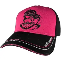 Hotspot titanium Lady Angler Cap Noir,Rose