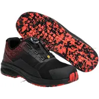 Mascot Chaussures de sécurité S3S "F1501-909" Footwear Accelerate - noir/rouge trafic 1049