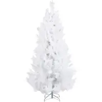 Beliani Arbre de Noël artificiel 180 cm blanc Talbot Lumarko !