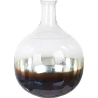 Beliani Vase décoratif en verre irisé multicolore 40 cm RAZALA (1x)