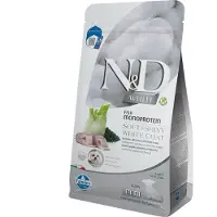 Farmina N&D White Dog Puppy Mini Sea Bass, Spirulina, Fennel 1,5 kg