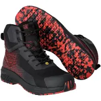 Mascot S3S Botte de Sécurité "F1503-909" Footwear Accelerate - Noir/Rouge Trafic 1044