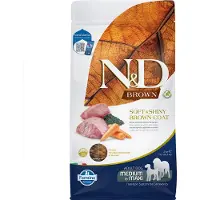 Farmina N&amp;D Brown Dog Adult Medium Maxi Lamb, Spirulina, Carrot 2 kg