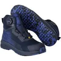 Mascot Botte de sécurité S3S "F1502-909" Footwear Accelerate - Bleu Noir/Azur 1040