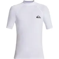 Quiksilver Upf50 Short Sleeve Rash Guard Blanc XL Homme