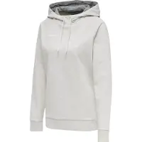 Hummel Sweat de sport gris chiné / blanc