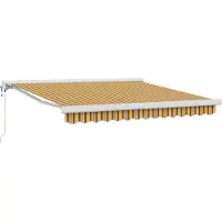 vidaXL Store multicolore 350 x 250 cm Polyester et aluminium