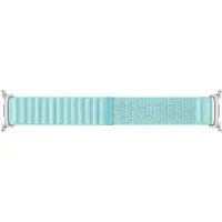 Samsung Bracelet en tissu original Galaxy Watch 9 (40/44mm) / Watch 8 (40/44mm) / Classic (46mm) - Taille S/M - Mint