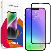 Accezz Protection d'écran en verre trempé Full Cover pour Apple iPhone 13 Mini