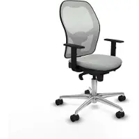 Piqueras Y Crespo Chaise de bureau 1D086N0 Gris clair