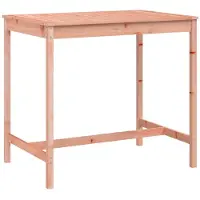 vidaXL Table de jardin 121x82,5x110 cm Bois massif Douglas