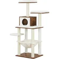 OEM Artenat Arbre à chat Bella, 138 cm, blanc
