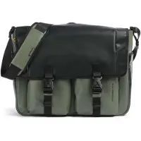 Mandarina Duck Eco Coated Ost13 Crossbody Vert Homme