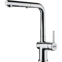 Franke Active New - Mélangeur évier FN 6560.031, charnière sous fenêtre, avec douchette extractible, chromé 115.0653.391