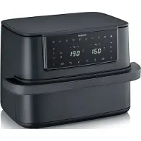 Severin FR 2490 friteuse Double 9 L Autonome 2600 W Friteuse d’air chaud Noir
