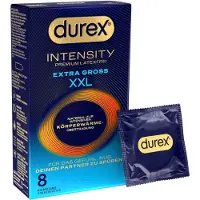 Durex Intensity XXL - préservatif sans latex - boîte de 8