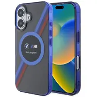 BMW BMHMP16S23HTPUK iPhone 16 6.1" czarny/black hardcase Motosport IML Circle MagSafe (Apple iPhone 16), Coque pour téléphone portable, Noir