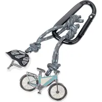 Troika Bike Keychain Argenté Enfants