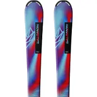 Salomon Qst S+c5 Gw Junior Alpine Skis Pack Multicolore 100 Enfants