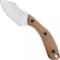 White River Knives Apex WRSS-APX-MNB Stonewashed Magnacut, Natural Canvas Micarta, couteau de chasse, Smith and Sons design