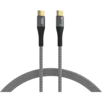 Efbe-Schott USB-C Kabel 100W PD 3.0 5A E-Marker Chip 2m grau