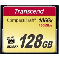 Transcend Ultimate - Carte mémoire flash - 128 Go - 1000x - CompactFlash