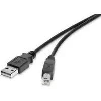 Renkforce Câble Renkforce [1x USB 2. 0 mâle type A -1x USB 2. 0 mâle type B] 0. 3 m noir contacts dorés