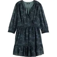 Scotch & Soda 173369 Long Sleeve Midi Dress Vert 36 Femme