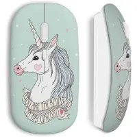 CAPACHEAP Souris Sans Fil Cute Unicorn Licorne