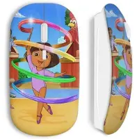 CAPACHEAP Souris Sans Fil Dora l'exploratrice Ruban