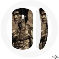CAPACHEAP Souris Sans Fil Bruce Lee Dessin