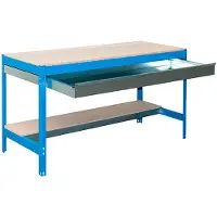 Simon Rack Etabli Simonwork Bt0 Box 1500 Bleu/bois Bleu/bois 842x1510x760 -