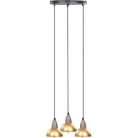 Beliani Castaly Lumarko Lampe suspendue à 3 points en métal en laiton !