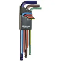 Bondhus Jeu De Clés Allen Colorguard 1.5-10 Mm 9 Pièces
