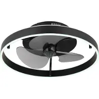 Globo Conway, Ventilateur, Noir