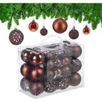 Relaxdays Lot-50 boules-Noel (50x)