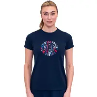 BIDI BADU New York 2024 Chill Short Sleeve T-shirt Bleu L Femme