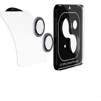 EPICO Protecteur de lentille en aluminium pour Apple iPhone 14 / 14 Plus (6,1") - noir (Apple iPhone 14, Apple iPhone 14 Plus), Téléphone portable : film de protection, Noir