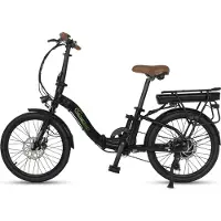 Sachsenrad E-Folding Bike F2 Farmers, vélo électrique pliable, 20 pouces, E-bike, vélo électrique pliable, vélo de ville électrique pliable avec batterie amovible 36V/13Ah