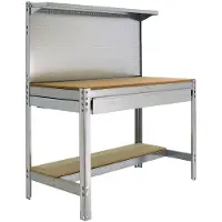 Simon Rack Etabli Simonwork Bt3 Box 900 Galva/bois Galva/bois 1445x910x610 -