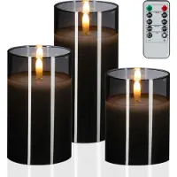 Relaxdays 3x bougies LED (3x)