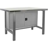Simon Rack Etabli Simonwork Bt6 Metal Cabinet 1500 Gris Gris 830x1500x730 -