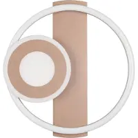 TRIO Plafonnier LED, Coffee, design circulaire, L 32 cm