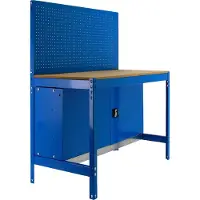 Simon Rack Etabli Simonwork Bt2 Cabinet 1200 Bleu/bois Bleu/bois 1445x1210x610 -