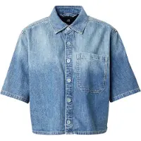 G-Star Boxy Relaxed 1 Pocket Short Sleeve Shirt Bleu XS Femme