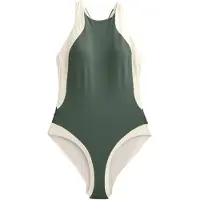 Next Maillot de bain crème / kaki