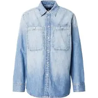 G-Star Regular Pocket Long Sleeve Shirt Bleu L Femme