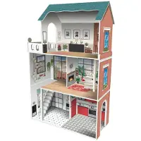 Deqube Maison De Poupées En Bois De 3 étages à Soho