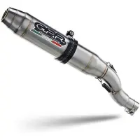 Gpr Exhaust Systems Deeptone Inox Honda Cb500 F 2021-2024 E5 Round Homologated Slip On Muffler Argenté Homologated