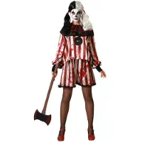 Atosa Clown Woman Costume Blanc M-L Enfants